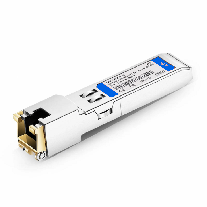 FyberOptix Generic Compatible 2.5GBASE-T SFP Copper 100m RJ-45 Industrial Transceiver Module (LOS)