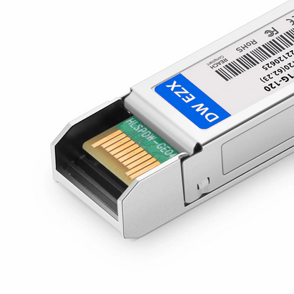 FyberOptix Cisco C19 DWDM-SFP-6223 Compatible SFP 1000BASE-DWDM 1562.23nm 100GHz 120km DOM Duplex LC/UPC SMF Optical Transceiver Module for Transmission