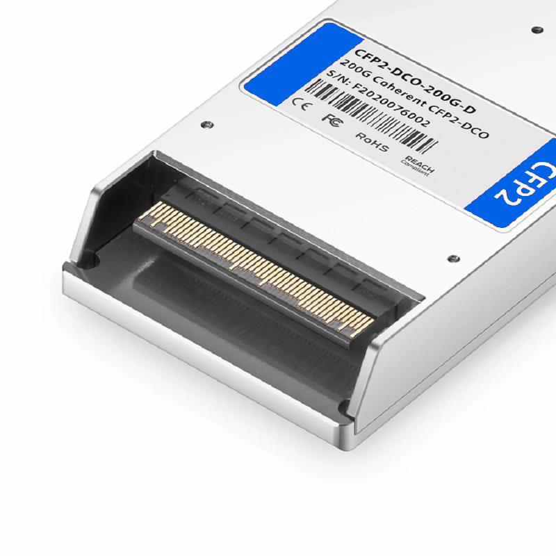 FyberOptix 400G DWDM Tunable CFP2 DCO 80km DOM Duplex LC/UPC SMF Coherent Optical Module, Used with D7000 Series