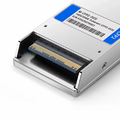 FyberOptix C41 1544.53nm CFP2-DCO 100G/200G DWDM C-band Tunable 96Chs ITU CH13-CH60 50GHz 80km DOM Duplex LC/UPC SMF Optical Transceiver Module for Transmission