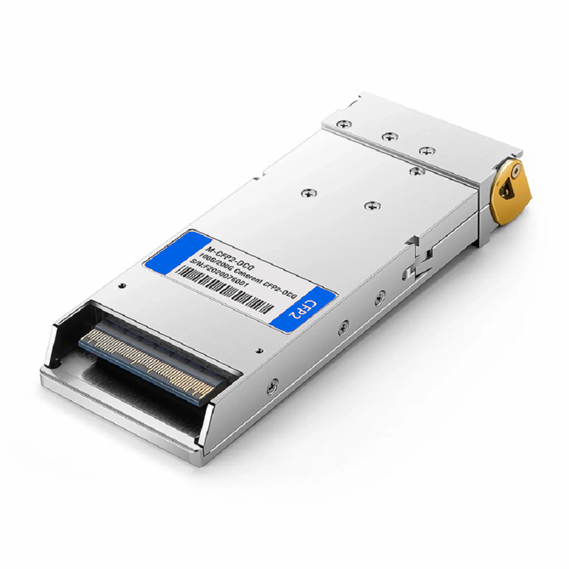 FyberOptix C32 1551.72nm CFP2-DCO 100G/200G DWDM C-band Tunable 96Chs ITU CH13-CH60 50GHz 80km DOM Duplex LC/UPC SMF Optical Transceiver Module for Transmission