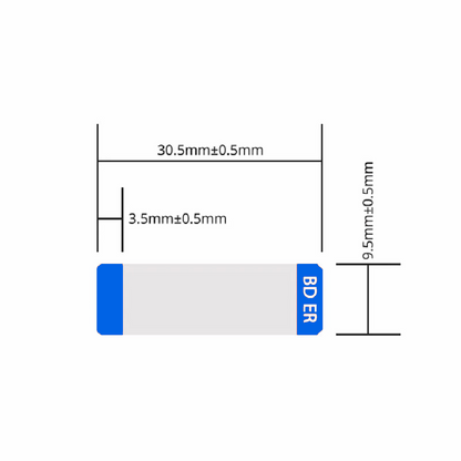 FyberOptix Design Label for 10GBASE-BX BiDi SFP+ Transceiver, 1 Roll