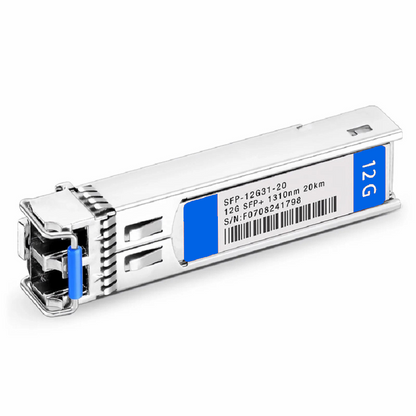 FyberOptix 12Gb/s MSA 1310nm 20km DOM Duplex LC SMF Single Transmitter Video Pathological Patterns Optical Transceiver Module for SD/HD/3G/6G/12G-SDI