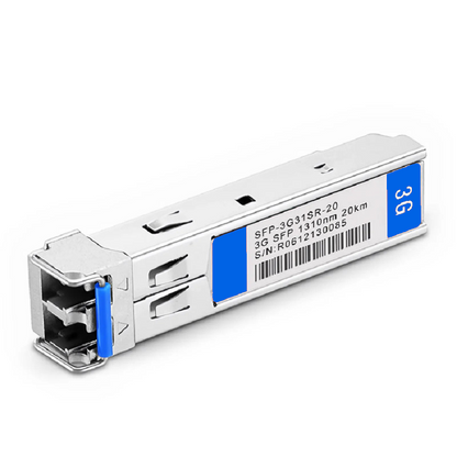 FyberOptix 3Gb/s MSA 1310nm 2km DOM Duplex LC SMF Single Receiver Video Pathological Patterns Optical Transceiver Module for SD/HD/3G-SDI