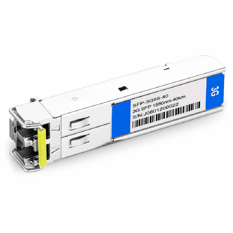 FyberOptix 3Gb/s MSA 1310nm 20km SMF DOM Duplex LC SMF Transmitter & Receiver Video Pathological Patterns Optical Transceiver Module for SD/HD/3G-SDI