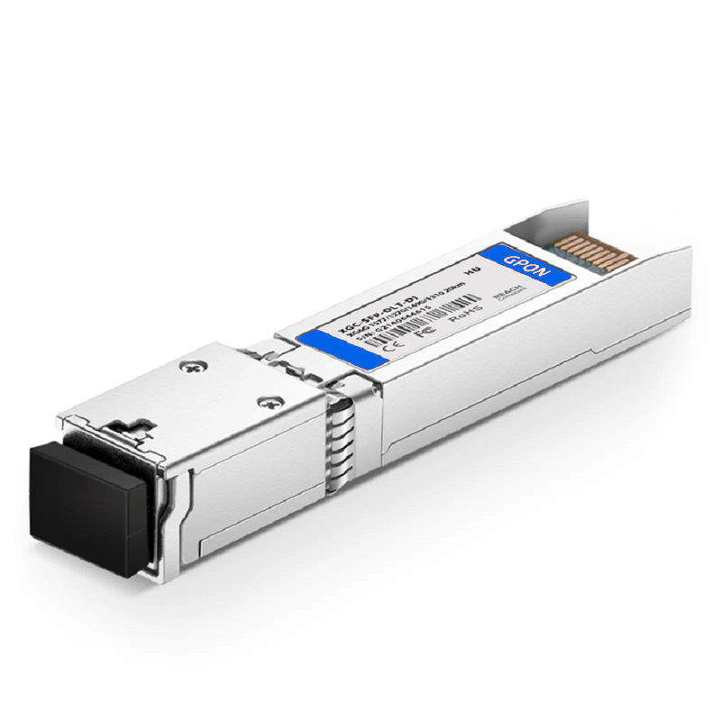 FyberOptix HW Compatible XG-PON&GPON Combo OLT SFP+ 1577nm-TX/1270nm-RX and 1490nm-TX/1310nm-RX Class C+ 20km DOM Simplex SC/UPC SMF Optical Transceiver Module (Industrial)