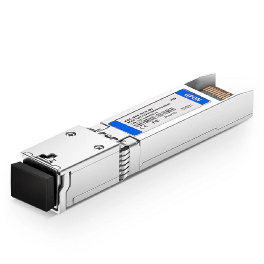 FyberOptix Generic Compatible XG-PON&GPON Combo OLT SFP+ 1577nm-TX/1270nm-RX and 1490nm-TX/1310nm-RX Class D 20km DOM Simplex SC/UPC SMF Optical Transceiver Module