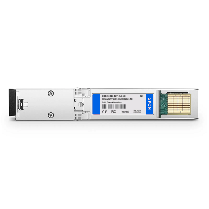 FyberOptix NOKIA 3FE46901AC Compatible XGSPON ONU SFP+ 1270nm-TX/1577nm-RX 9.953G-TX/9.953G-RX Class N1/N2/E1 20km DOM Simplex SC/APC SMF Optical Transceiver Module (Industrial)