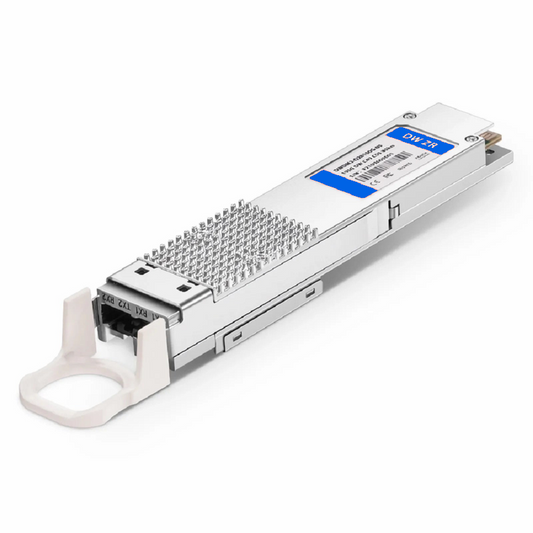 FyberOptix Cisco C45 C46 Compatible QSFP28 100G DWDM PAM4 80km (Require EDFA and TDCM) DOM Duplex CS/UPC SMF Optical Transceiver Module for Transmission