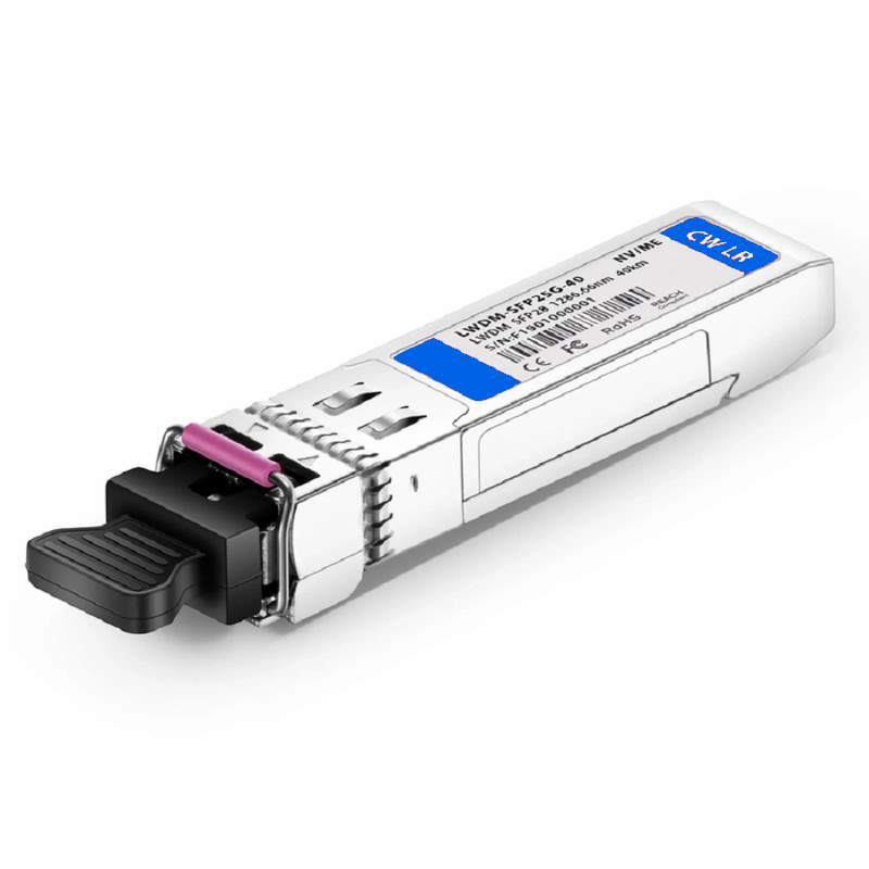 FyberOptix Brocade XBR-SFP25G1270-10 Compatible SFP28 25G CWDM 1270nm 10km DOM Duplex LC/UPC SMF Optical Transceiver Module for Transmission
