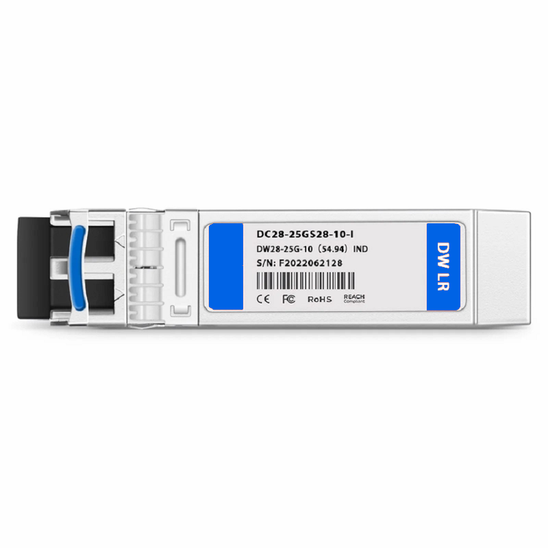 FyberOptix Cisco C45 Compatible SFP28 25G DWDM 1541.35nm 100GHz 10km DOM Duplex LC/UPC SMF Optical Transceiver Module for Transmission (Industrial)