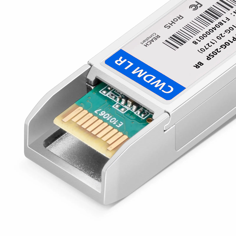 FyberOptix Brocade XBR-SFP10G1270-20 Compatible SFP+ 10G CWDM 1270nm 20km DOM Duplex LC/UPC SMF Optical Transceiver Module for Transmission
