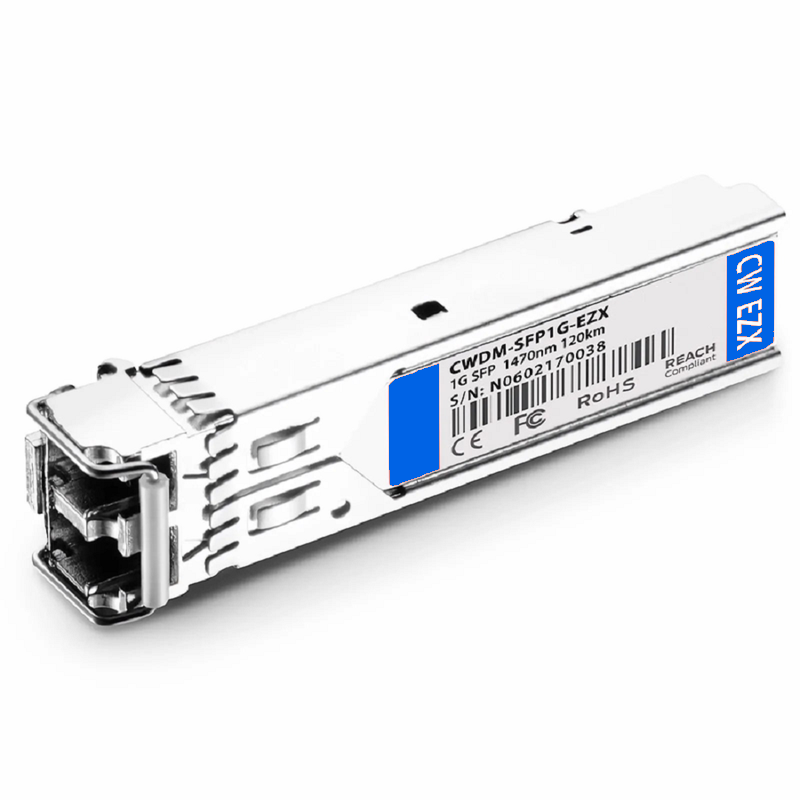 FyberOptix Cisco CWDM-SFP-1490-100 Compatible SFP 1000BASE-CWDM 1490nm 100km DOM Duplex LC/UPC SMF Optical Transceiver Module for Transmission