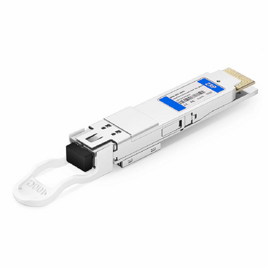 FyberOptix Generic Compatible QSFP-DD DCO 400G DWDM Tunable Coherent 120km DOM Duplex LC/UPC SMF Optical Transceiver Module for Transmission