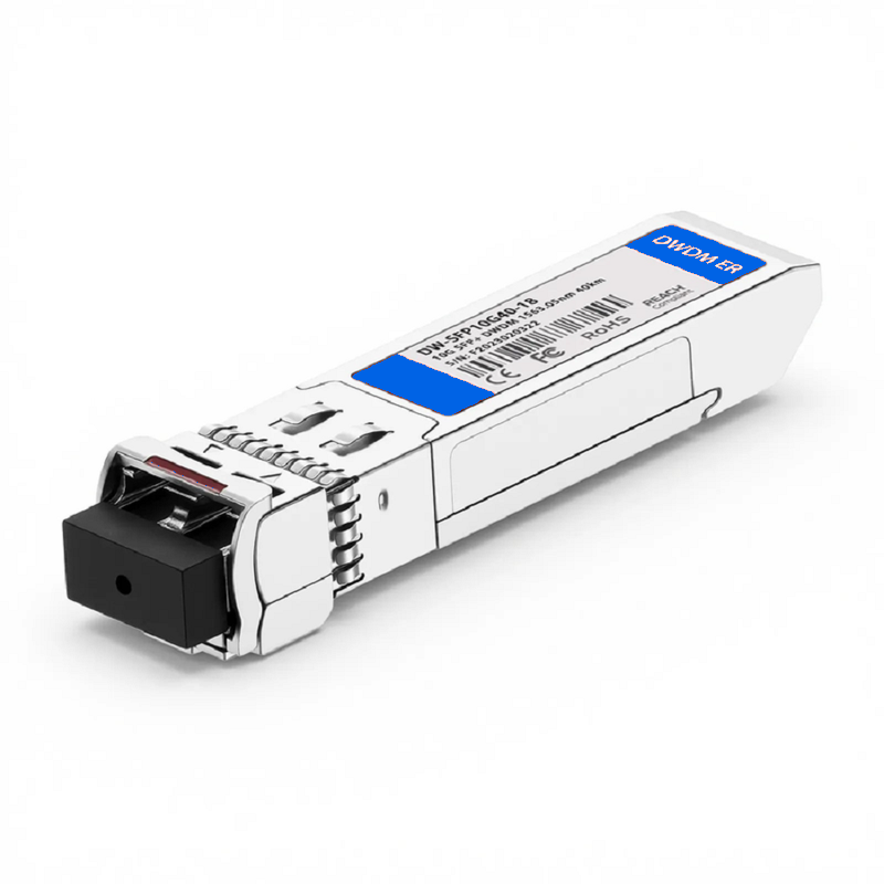 FyberOptix C17 SFP+ 10G DWDM 1563.86nm 100GHz 40km DOM Duplex LC/UPC SMF Optical Transceiver Module for Transmission forFOSwitches