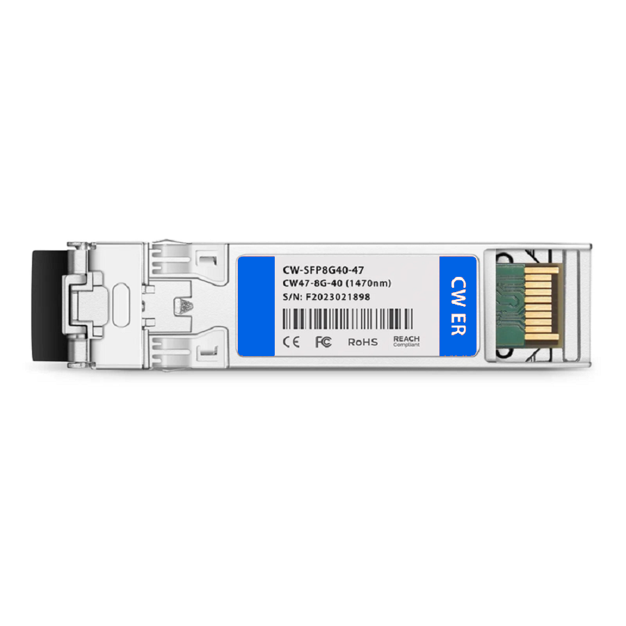 FyberOptix Brocade Compatible SFP+ 8G Fibre Channel CWDM 1470nm 40km DOM Duplex LC/UPC SMF Optical Transceiver Module