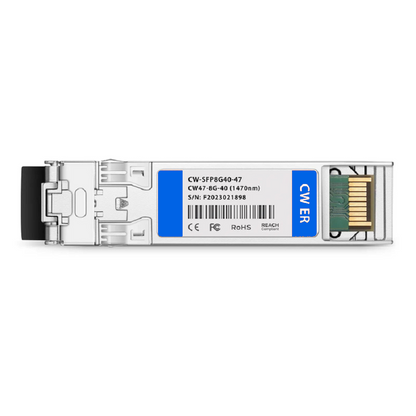 FyberOptix Brocade Compatible SFP+ 8G Fibre Channel CWDM 1470nm 40km DOM Duplex LC/UPC SMF Optical Transceiver Module