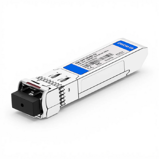 FyberOptix Broadcom Compatible C17 SFP+ 10G DWDM 1563.86nm 100GHz 40km DOM Duplex LC/UPC SMF Optical Transceiver Module for Transmission