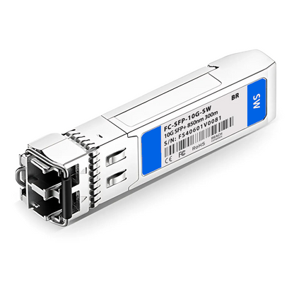 FyberOptix Brocade XBR-000218 Compatible SFP+ 10G Fibre Channel 850nm 300m DOM Duplex LC/UPC MMF Optical Transceiver Module