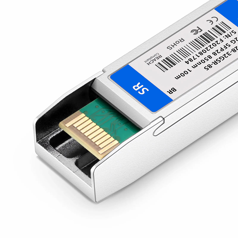 FyberOptix Brocade XBR-000212 Compatible SFP28 32G Fibre Channel 850nm 100m DOM Duplex LC/UPC MMF Optical Transceiver Module