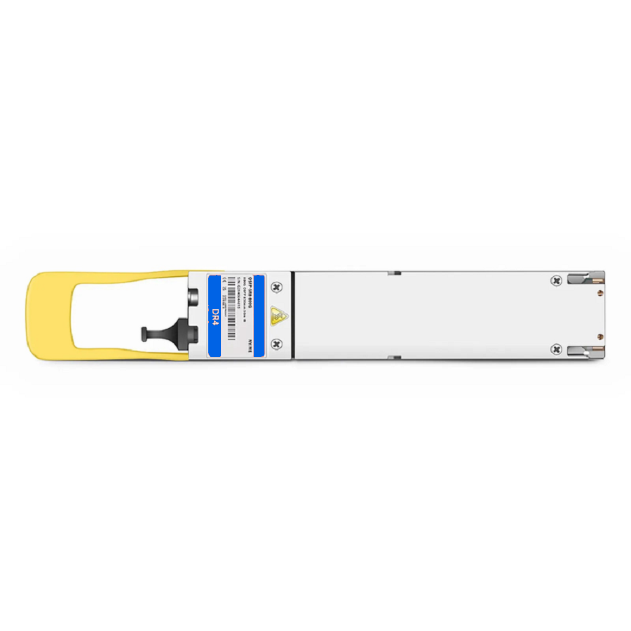 FyberOptix NVIDIA/Mellanox MMS4X00-NS400 Compatible 400GBASE-DR4 OSFP Flat Top 4 x 100G PAM4 1310nm 500m DOM MPO-12/APC SMF InfiniBand NDR Optical Transceiver Module for ConnectX-7 HCA