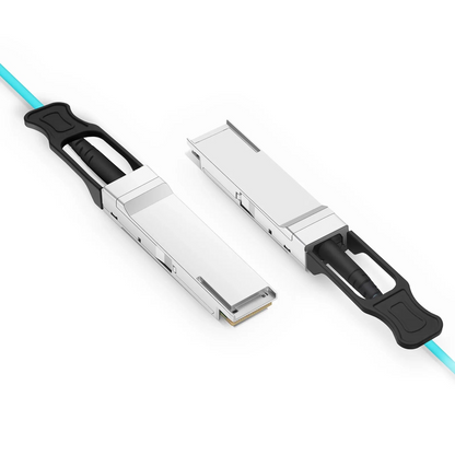 FyberOptix 20m (66ft) NVIDIA/Mellanox MFS1S00-H020V Compatible 200G QSFP56 4 x 50G PAM4 InfiniBand HDR Active Optical Cable for Quantum Switches and ConnectX-6 HCA