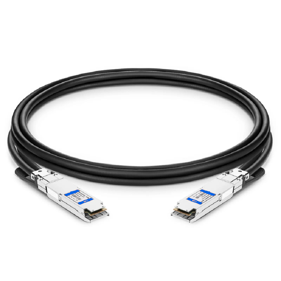 FyberOptix 3m (10ft) NVIDIA/Mellanox Compatible 400G OSFP 8 x 50G PAM4 Finned Top InfiniBand HDR Passive Direct Attach Copper Twinax Cable