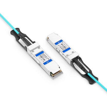 FyberOptix 15m (49ft) NVIDIA/Mellanox Compatible 400G QSFP112 4 x 100G PAM4 InfiniBand NDR Active Optical Cable for ConnectX-7 HCA