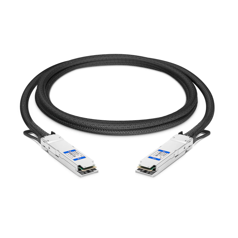 FyberOptix 1m (3ft) NVIDIA/Mellanox MCA4J80-N001 Compatible 800G Twin-port OSFP 8 x 100G PAM4 Finned Top InfiniBand NDR Active Direct Attach Copper Twinax Cable for Quantum-2 Switches