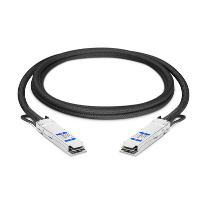 FyberOptix 5m (16ft) NVIDIA/Mellanox MCA4J80-N005 Compatible 800G Twin-port OSFP 8 x 100G PAM4 Finned Top InfiniBand NDR Active Direct Attach Copper Twinax Cable for Quantum-2 Switches