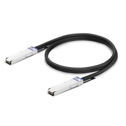 FyberOptix 1m (3ft) NVIDIA/Mellanox MCA4K00-X001 Compatible 1.6T OSFP224 8 x 200G PAM4 Flat Top InfiniBand XDR Active Direct Attach Copper Twinax Cable