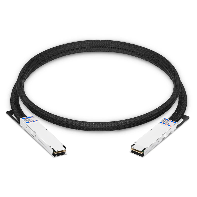 FyberOptix 1m (3ft) NVIDIA/Mellanox MCA4K00-X001 Compatible 1.6T OSFP224 8 x 200G PAM4 Flat Top InfiniBand XDR Active Direct Attach Copper Twinax Cable