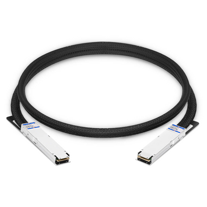 FyberOptix 1m (3ft) NVIDIA/Mellanox MCA4K00-X001 Compatible 1.6T OSFP224 8 x 200G PAM4 Flat Top InfiniBand XDR Active Direct Attach Copper Twinax Cable