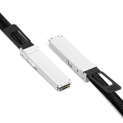 FyberOptix 1m (3ft) NVIDIA/Mellanox MCA4K00-X001 Compatible 1.6T OSFP224 8 x 200G PAM4 Flat Top InfiniBand XDR Active Direct Attach Copper Twinax Cable