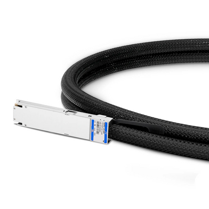 FyberOptix 1m (3ft) NVIDIA/Mellanox MCA4K00-X001 Compatible 1.6T OSFP224 8 x 200G PAM4 Flat Top InfiniBand XDR Active Direct Attach Copper Twinax Cable