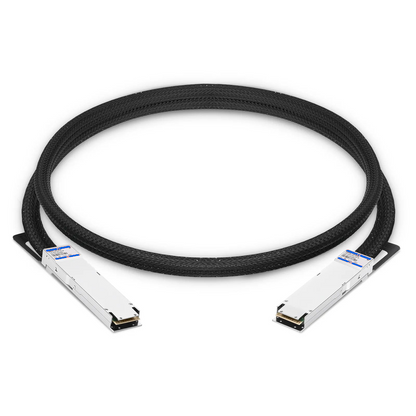 FyberOptix 2m (7ft) NVIDIA/Mellanox MCA4K00-X002 Compatible 1.6T OSFP224 8 x 200G PAM4 Flat Top InfiniBand XDR Active Direct Attach Copper Twinax Cable