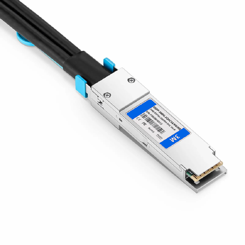 FyberOptix 7m (23ft) NVIDIA/Mellanox MCA7J50-H007R Compatible 200G QSFP56 4 x 50G PAM4 to 2 x 100G QSFP56 2 x 50G PAM4 InfiniBand HDR Active Direct Attach Copper Breakout Cable for Quantum Switches and ConnectX-6 HCA
