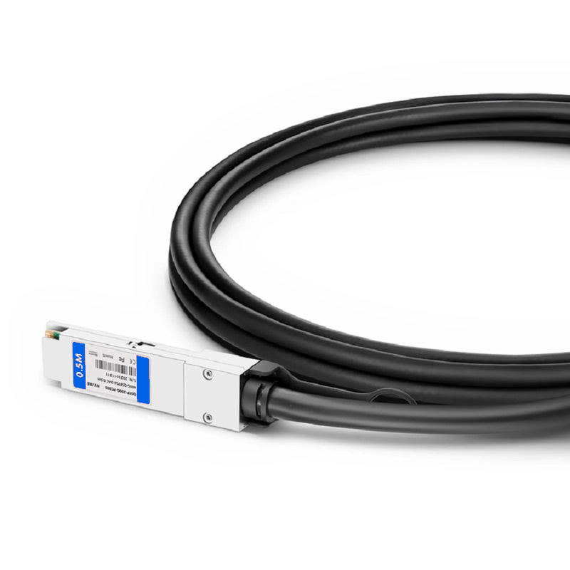 FyberOptix 1m (3ft) NVIDIA/Mellanox MCP7Y00-N001 Compatible 800G OSFP 8 x 100G PAM4 Finned Top to 2 x 400G OSFP 4 x 100G PAM4 Finned Top InfiniBand NDR Passive Direct Attach Copper Breakout Cable for Quantum-2 Switches