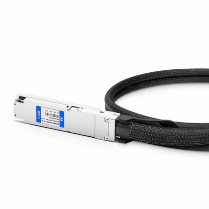 FyberOptix 1.5m (5ft) NVIDIA/Mellanox MCP7Y00-N01A Compatible 800G Finned Top to 2 x 400G OSFP 4 x 100G PAM4 Flat Top OSFP InfiniBand NDR Passive Direct Attach Copper Breakout Cable for Quantum-2 Switches and ConnectX-7 HCA
