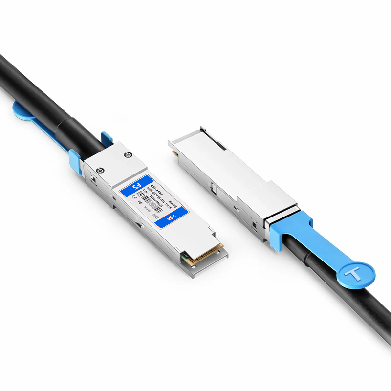 FyberOptix 7m (23ft) NVIDIA/Mellanox MCA1J00-H007E Compatible 200G QSFP56 4 x 50G PAM4 InfiniBand HDR Active Direct Attach Copper Twinax Cable for Quantum Switches and ConnectX-6 HCA