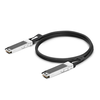 FyberOptix 1m (3ft) NVIDIA/Mellanox Compatible 800G OSFP 8 x 100G PAM4 Finned Top InfiniBand NDR Active Electrical Cable for Quantum-2 Switches