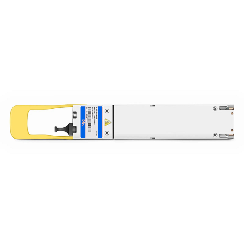 FyberOptix NVIDIA/Mellanox MMS4X00-NS400 Compatible 400GBASE-DR4 OSFP Flat Top 4 x 100G PAM4 1310nm 500m DOM MPO-12/APC SMF InfiniBand NDR Optical Transceiver Module for ConnectX-7 HCA