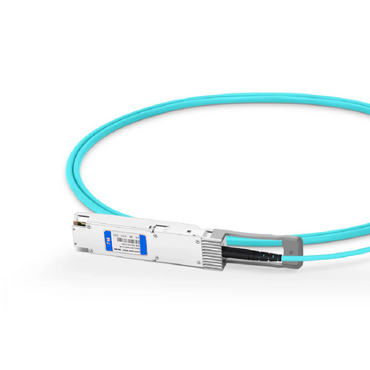 FyberOptix 25m (82ft) NVIDIA/Mellanox Compatible 800G OSFP 8 x 100G PAM4 Finned Top Ethernet Active Optical Cable