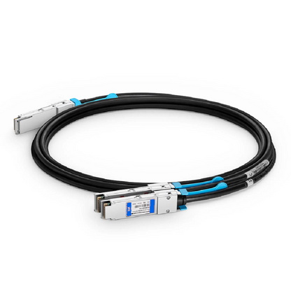 FyberOptix 3m (10ft) Arista Networks Compatible 400G QSFP-DD 8 x 50G PAM4 to 4 x 100G QSFP56 2 x 50G PAM4 Active Direct Attach Copper Breakout Cable