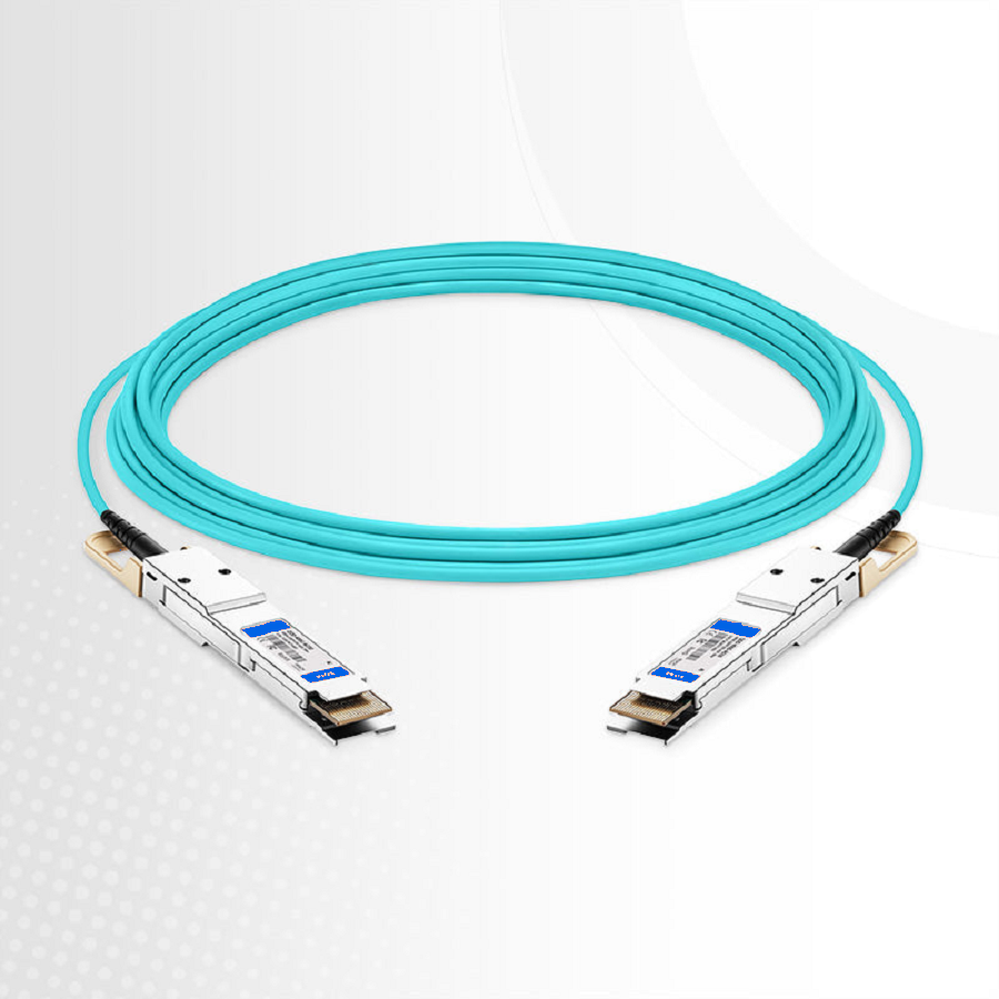 FyberOptix 1m (3ft) Generic Compatible 200G QSFP-DD 8 x 25G NRZ Active Optical Cable