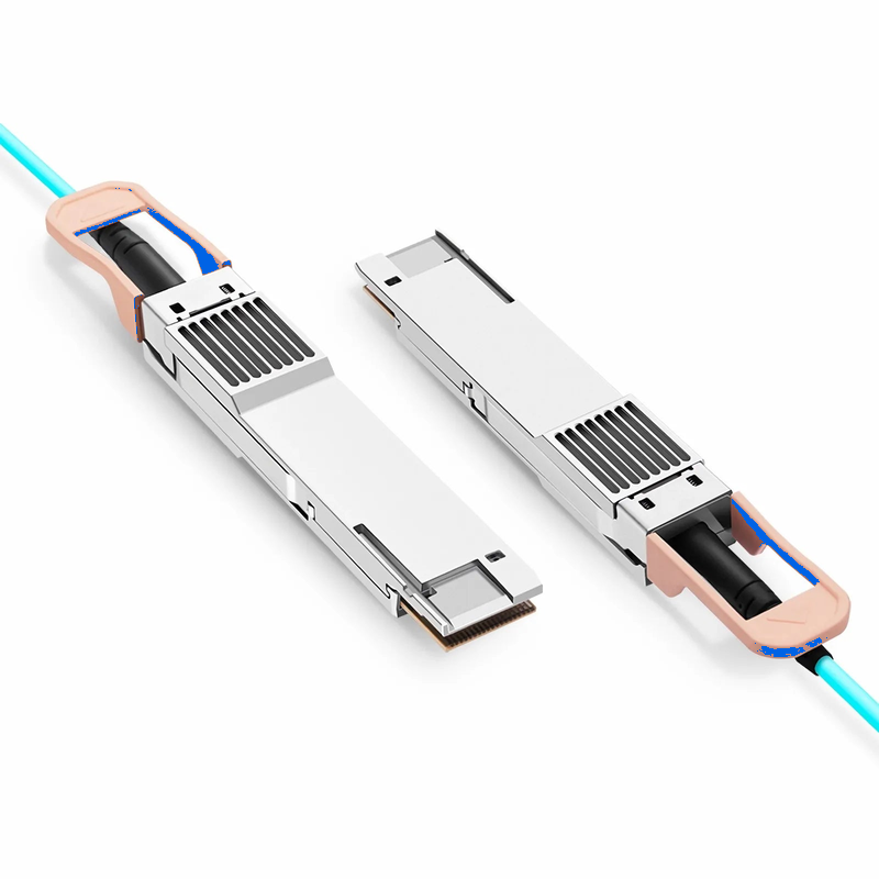 FyberOptix 50m (164ft) Arista Networks Compatible 800G QSFP-DD 8 x 100G PAM4 Active Optical Cable