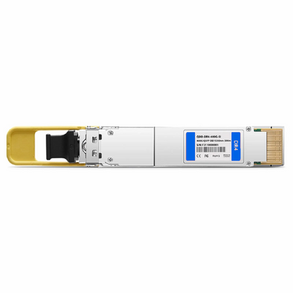 FyberOptix Cisco QDD-400G-DR4-S Compatible 400GBASE-DR4 QSFP-DD 8 x 50G PAM4 1310nm 500m DOM MPO-12/APC SMF SiPh-Based Optical Transceiver Module, Breakout to 4 x 100G-DR