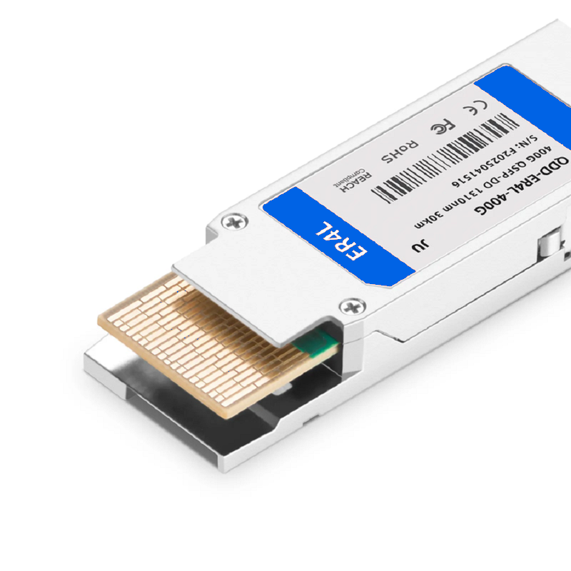 FyberOptix Cisco Compatible 400GBASE-ER4L QSFP-DD 8 x 50G PAM4 1310nm 30km DOM Duplex LC/UPC SMF Optical Transceiver Module
