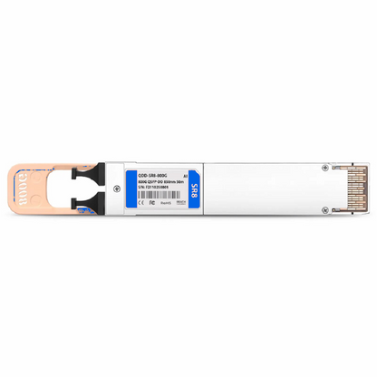FyberOptix Arista Networks QDD-800G-2VSR4 Compatible 800GBASE 2xSR4/SR8 QSFP-DD 8 x 100G PAM4 850nm 50m DOM Dual MPO-12/APC MMF Optical Transceiver Module