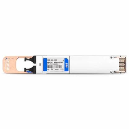 FyberOptix Juniper Networks Compatible 800GBASE 2xSR4/SR8 QSFP-DD 8 x 100G PAM4 850nm 50m DOM Dual MPO-12/APC MMF Optical Transceiver Module